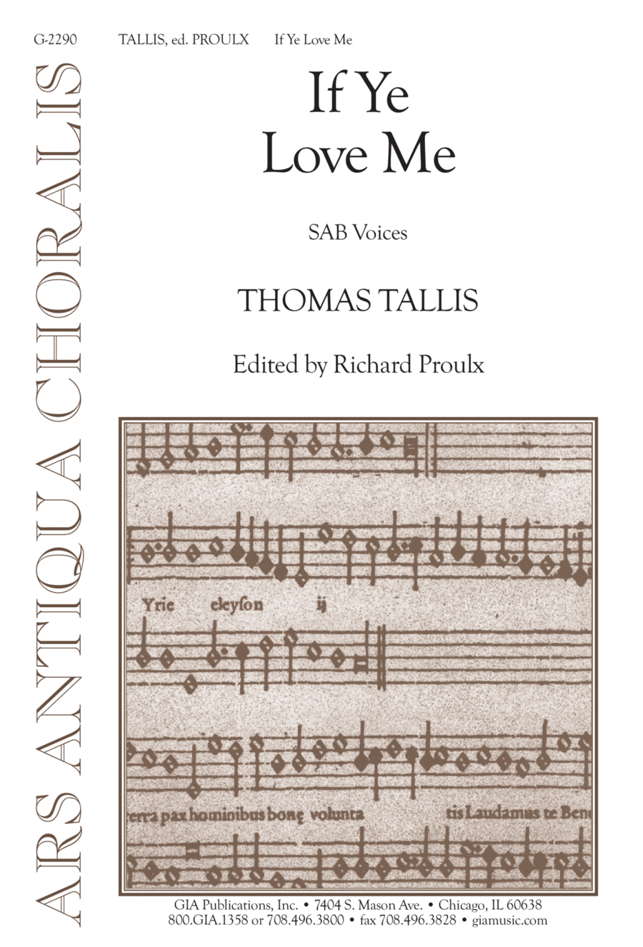 If Ye Love Me | Download Edition 3-Part scores gallery preview page 1