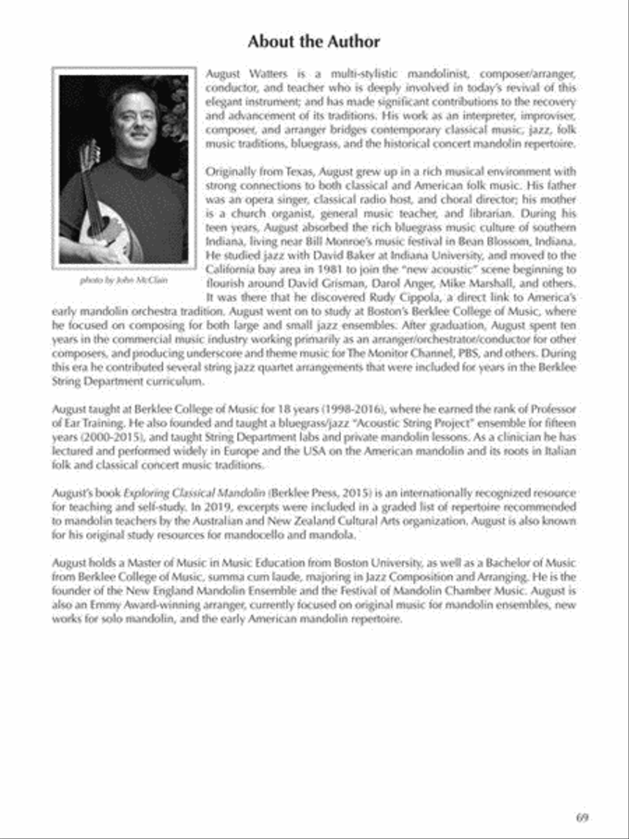 New Solos for Classical Mandolin Mandolin scores gallery preview page 12