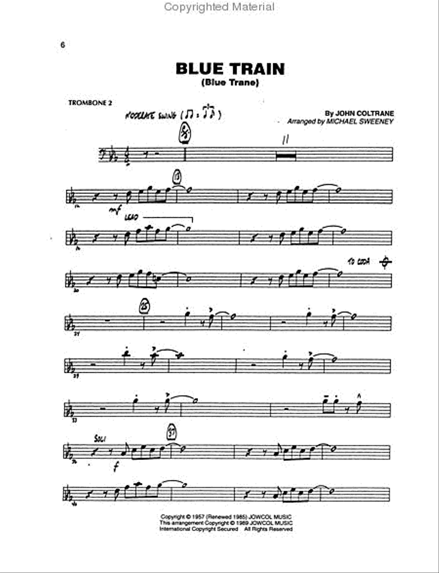 Easy Jazz Favorites – Trombone 2 Jazz Ensemble scores gallery preview page 3