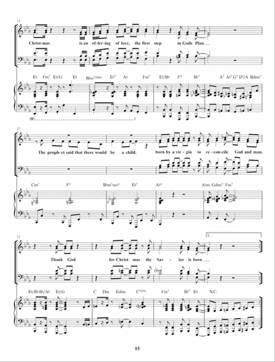 This Is Christmas! 4-Part scores gallery preview page 4