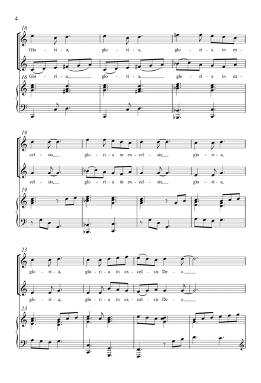 Gloria In Excelsis Deo Gloria In Excelsis Deo TB scores gallery preview page 3