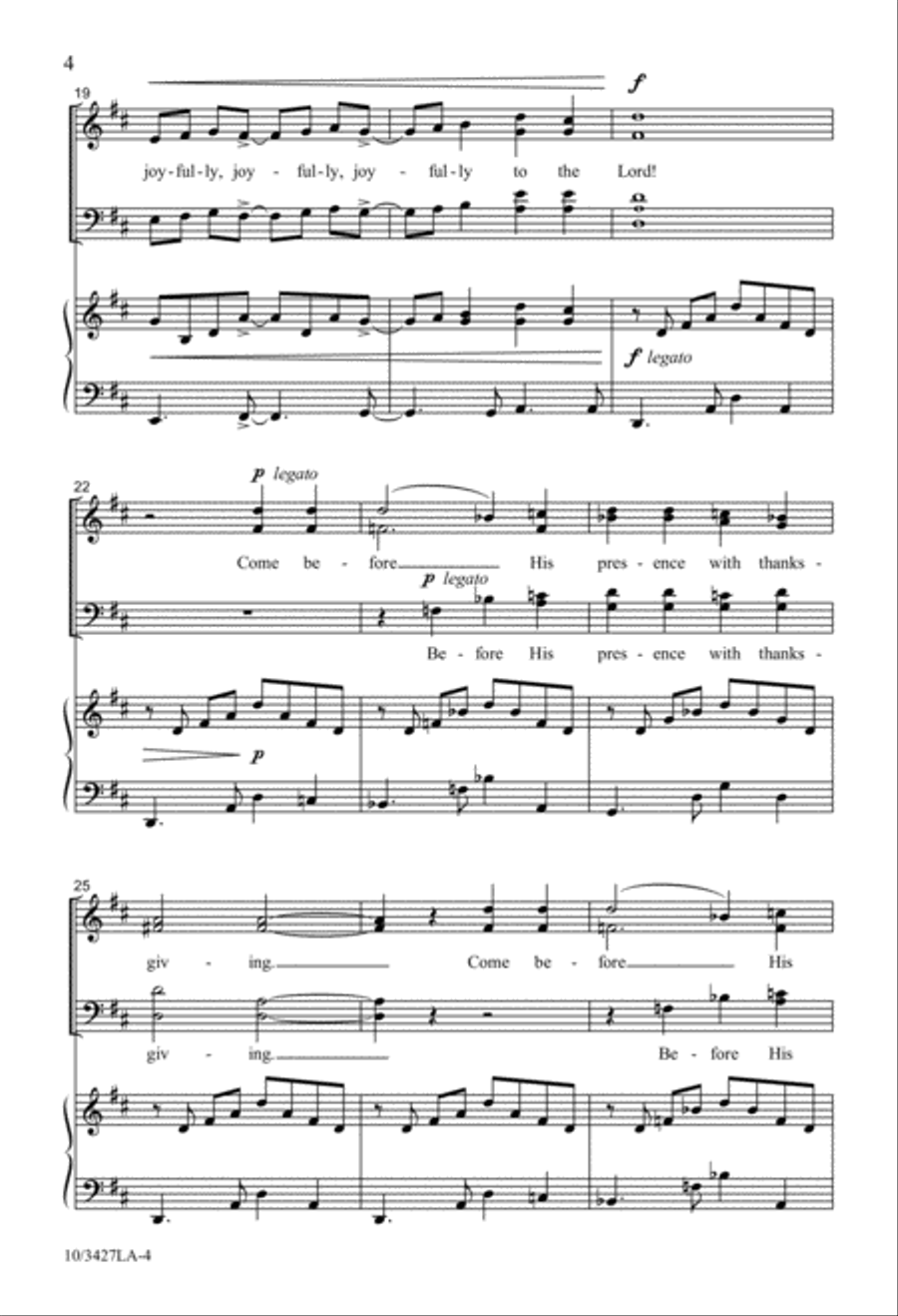 O Come, Let Us Sing! 4-Part scores gallery preview page 4