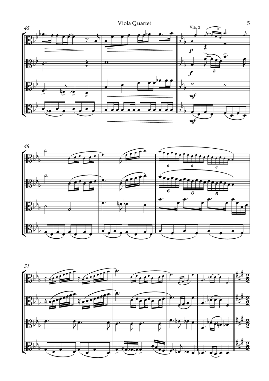 Bohemian Rhapsody Viola Solo scores gallery preview page 6