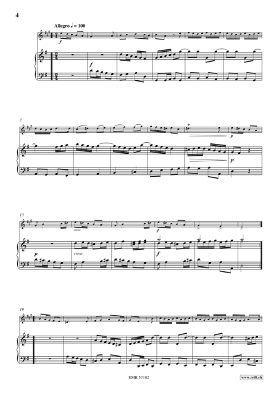 Sonata No. 6 Sonata No. 6 Cornet scores gallery preview page 5