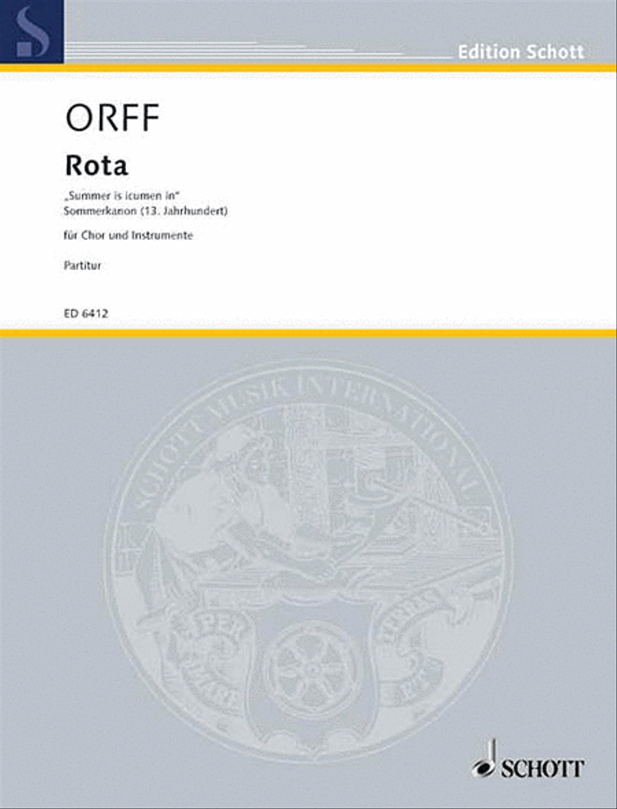 Rota Sumer Is Icumen In Score Mixed Choir scores gallery preview page 1