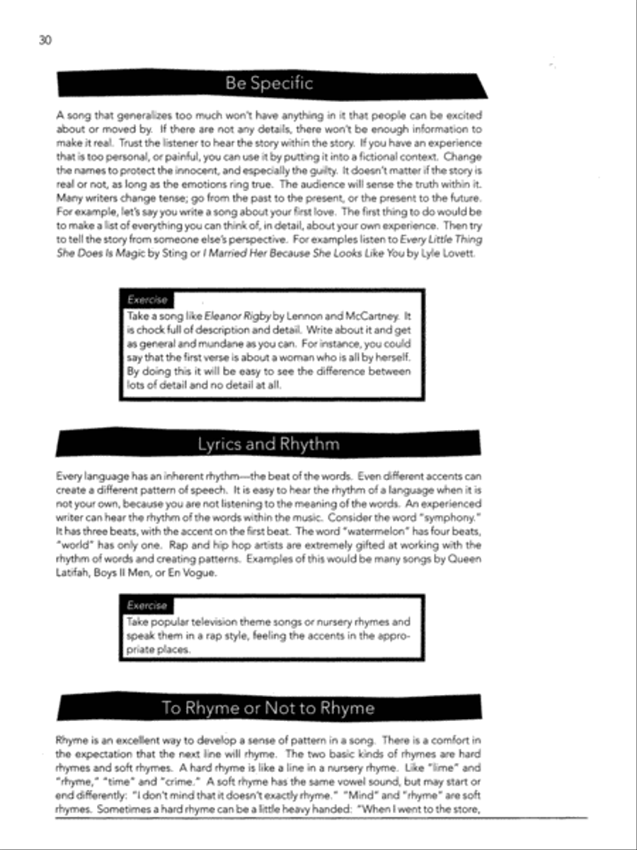 Songwriting for Beginners Choir scores gallery preview page 3