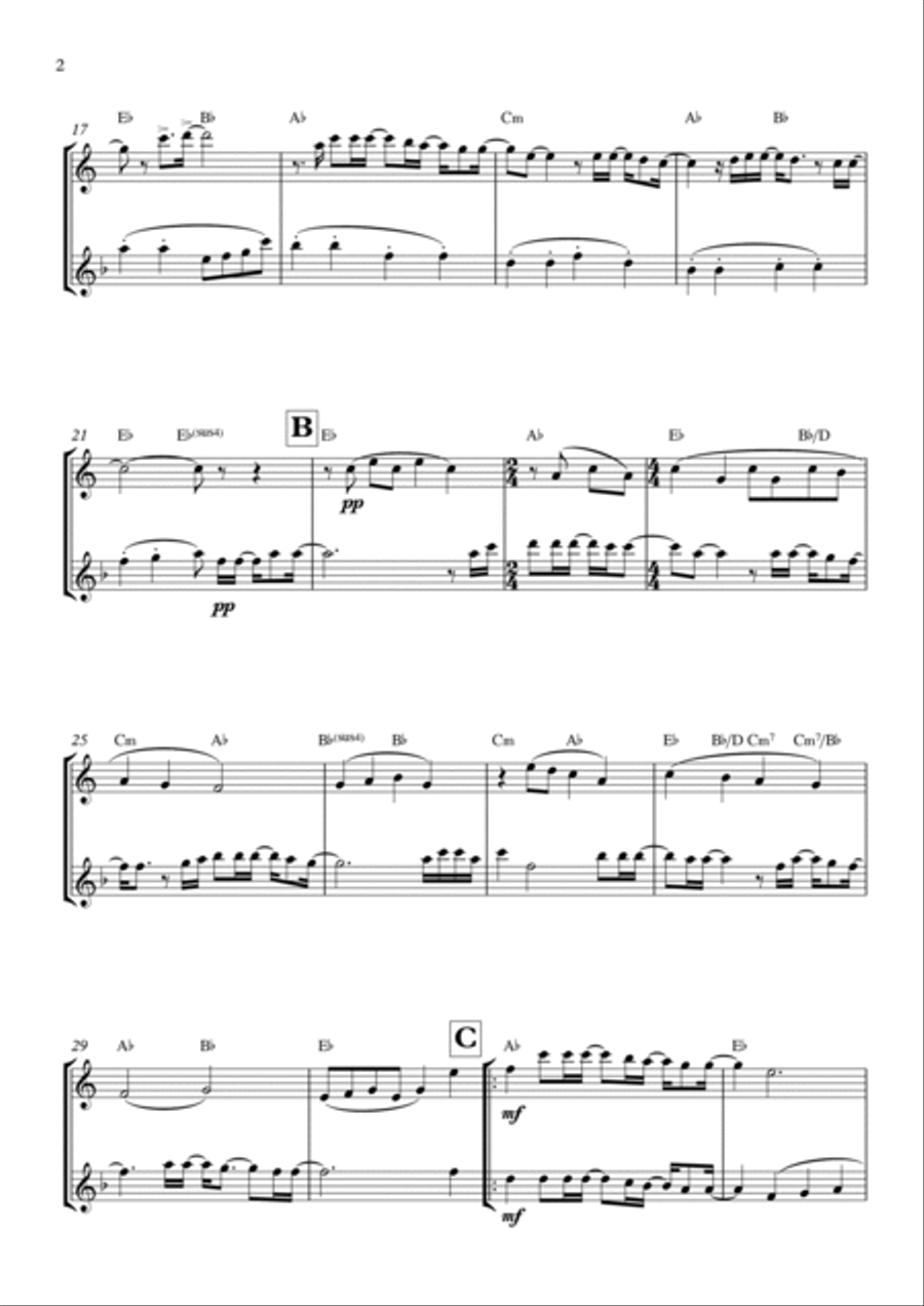 Goodness Of God Woodwind Duet scores gallery preview page 2