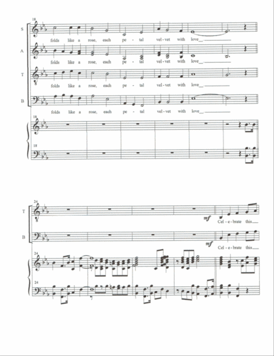 This Moment In Time Choir scores gallery preview page 4