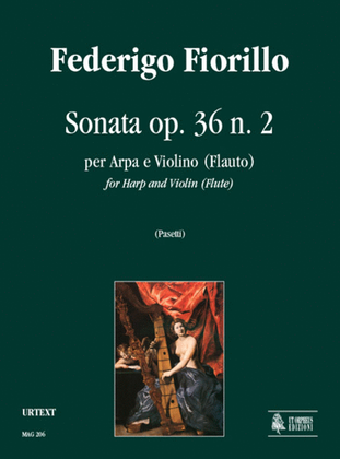 Sonata Op. 36 No. 2 for Harp and Violin (Flute)