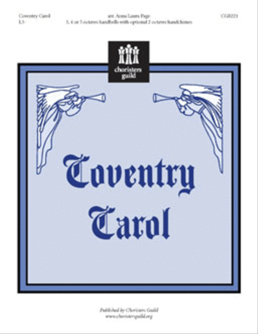 Coventry Carol by Anna Laura Page Handbell Choir - Sheet Music