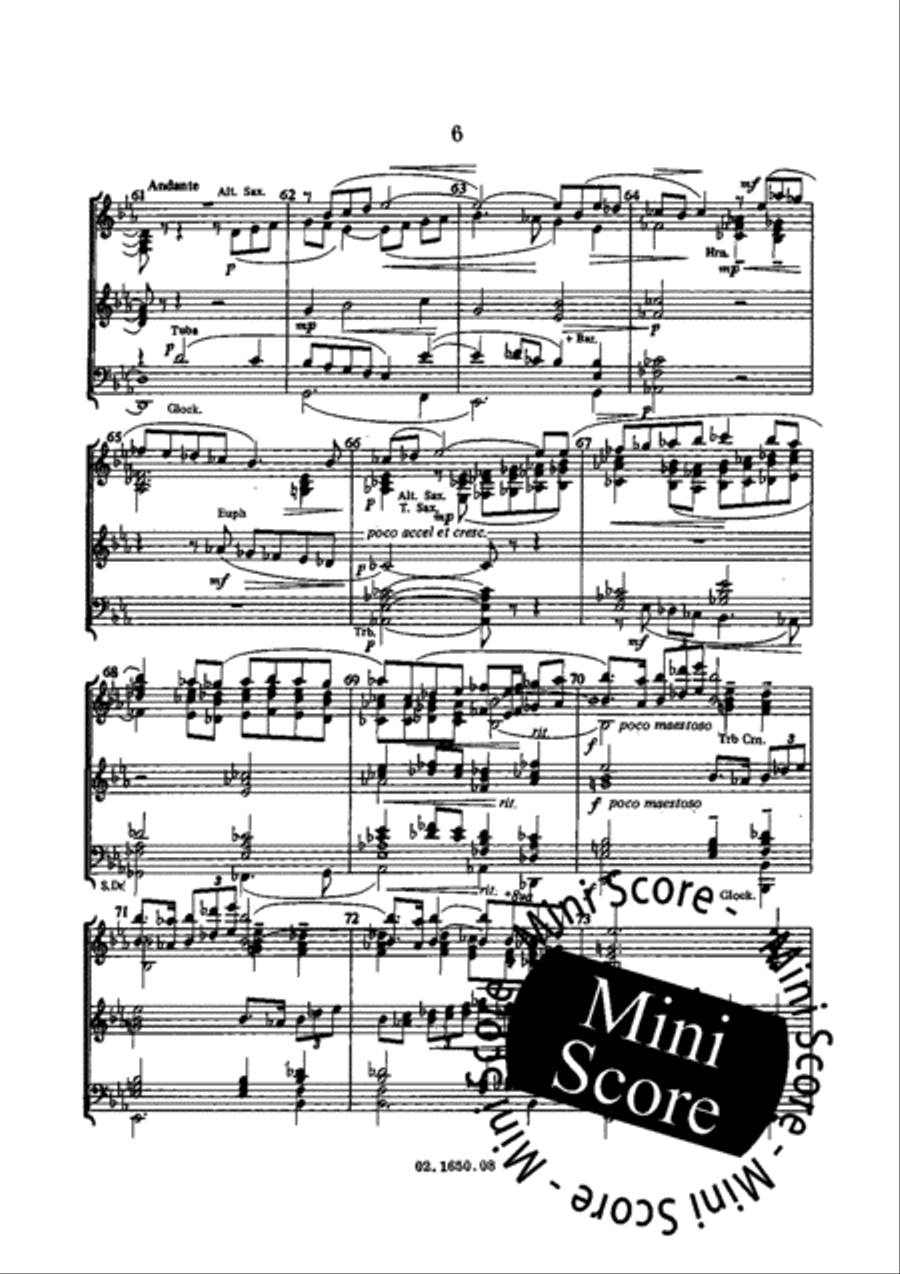 Concertsuite voor Fanfare Concert Band scores gallery preview page 10
