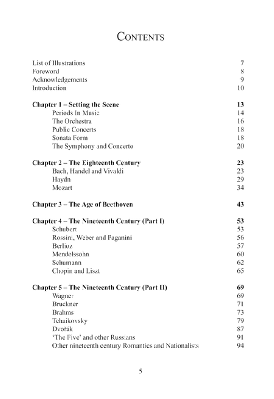 A Concise Guide to Orchestral Music 1700 to the Present Day