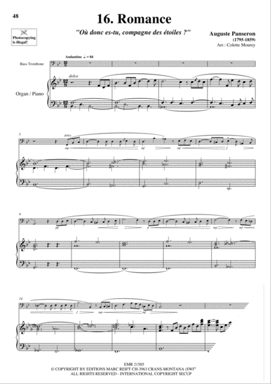 20 Greatest Wedding Solos Trombone scores gallery preview page 18