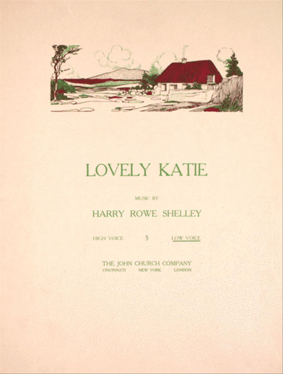 Lovely Katie. An Irish Ballad Voice scores gallery preview page 1