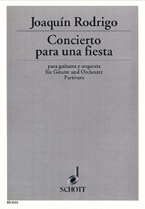 Book cover for Concierto Para Una Fiesta Score