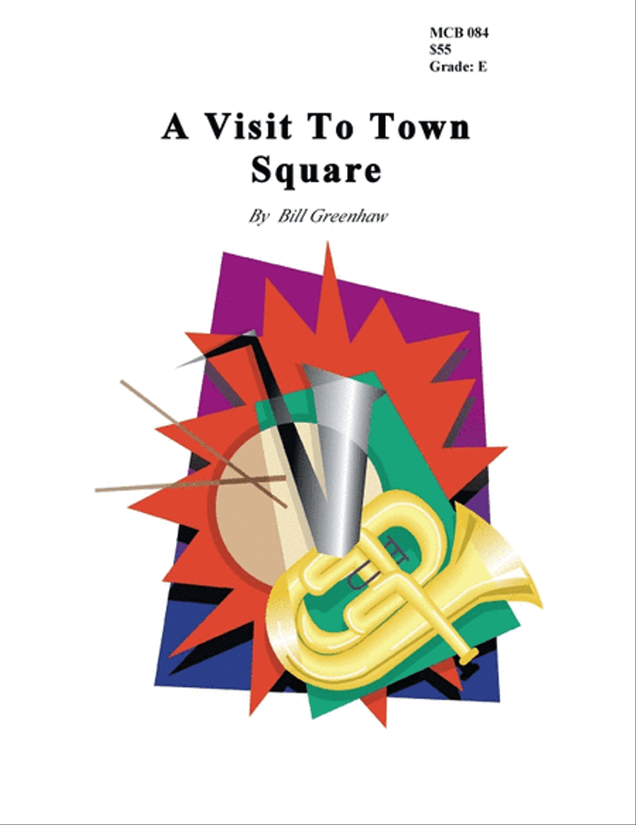 A Visit To Town Square Concert Band scores gallery preview page 1