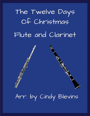 Book cover for The Twelve Days of Christmas, Flute and Clarinet