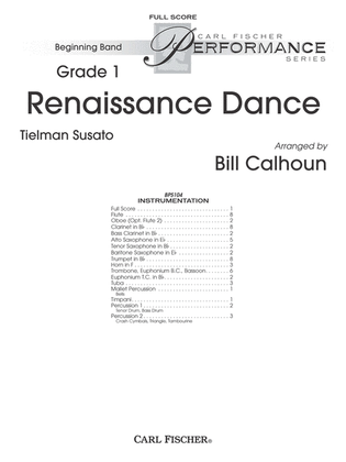 Book cover for Renaissance Dance