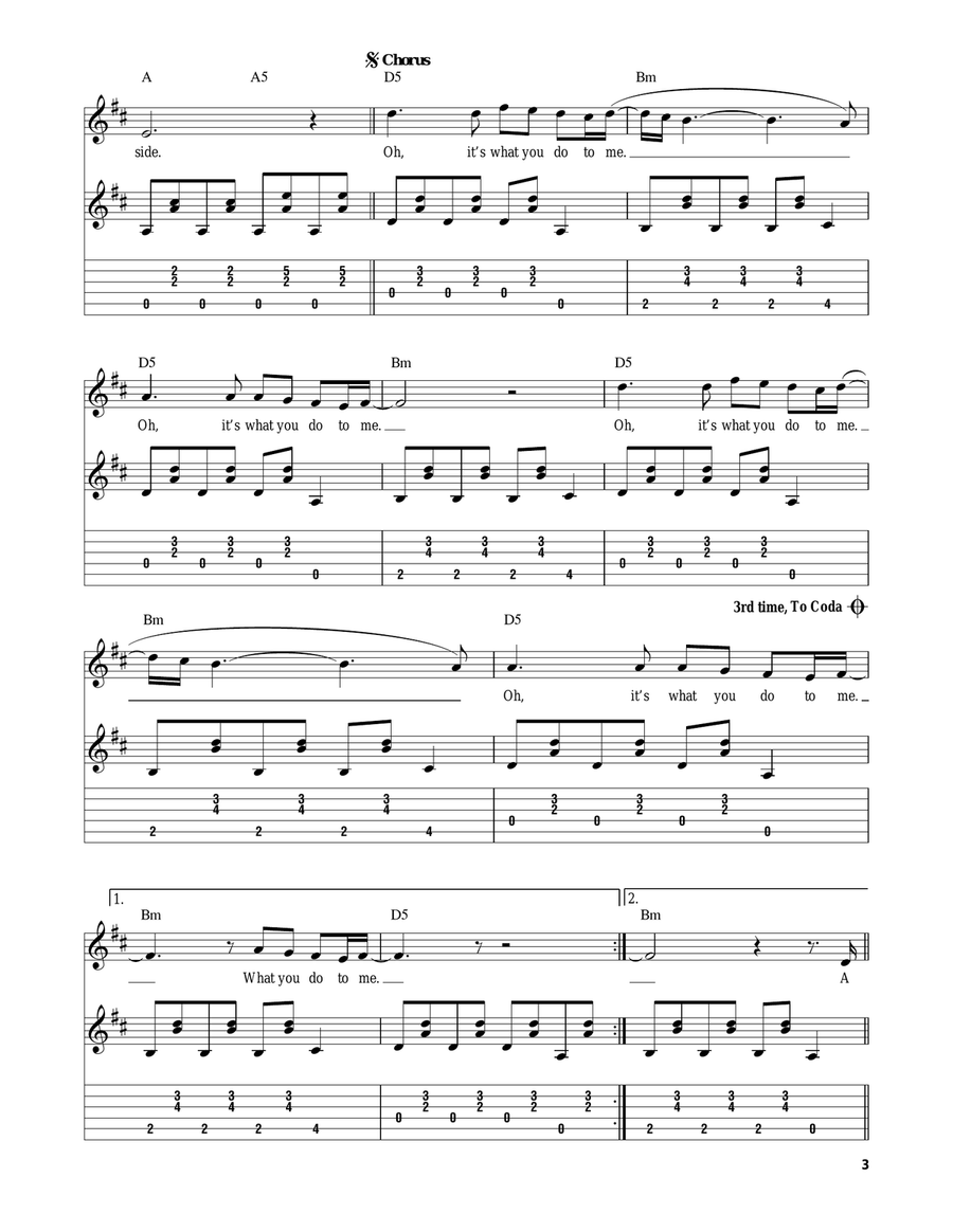 Hey There Delilah Acoustic Guitar scores gallery preview page 3