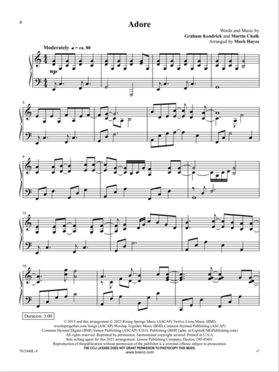 These Gifts We Bring Piano Solo scores gallery preview page 4