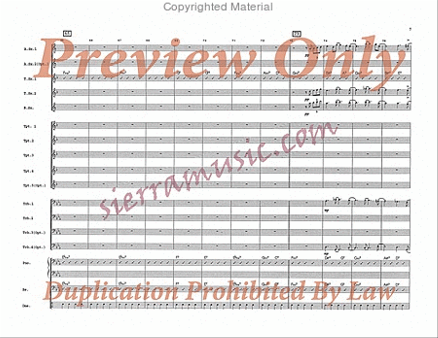 On Green Dolphin Street On Green Dolphin Street Big Band scores gallery preview page 8