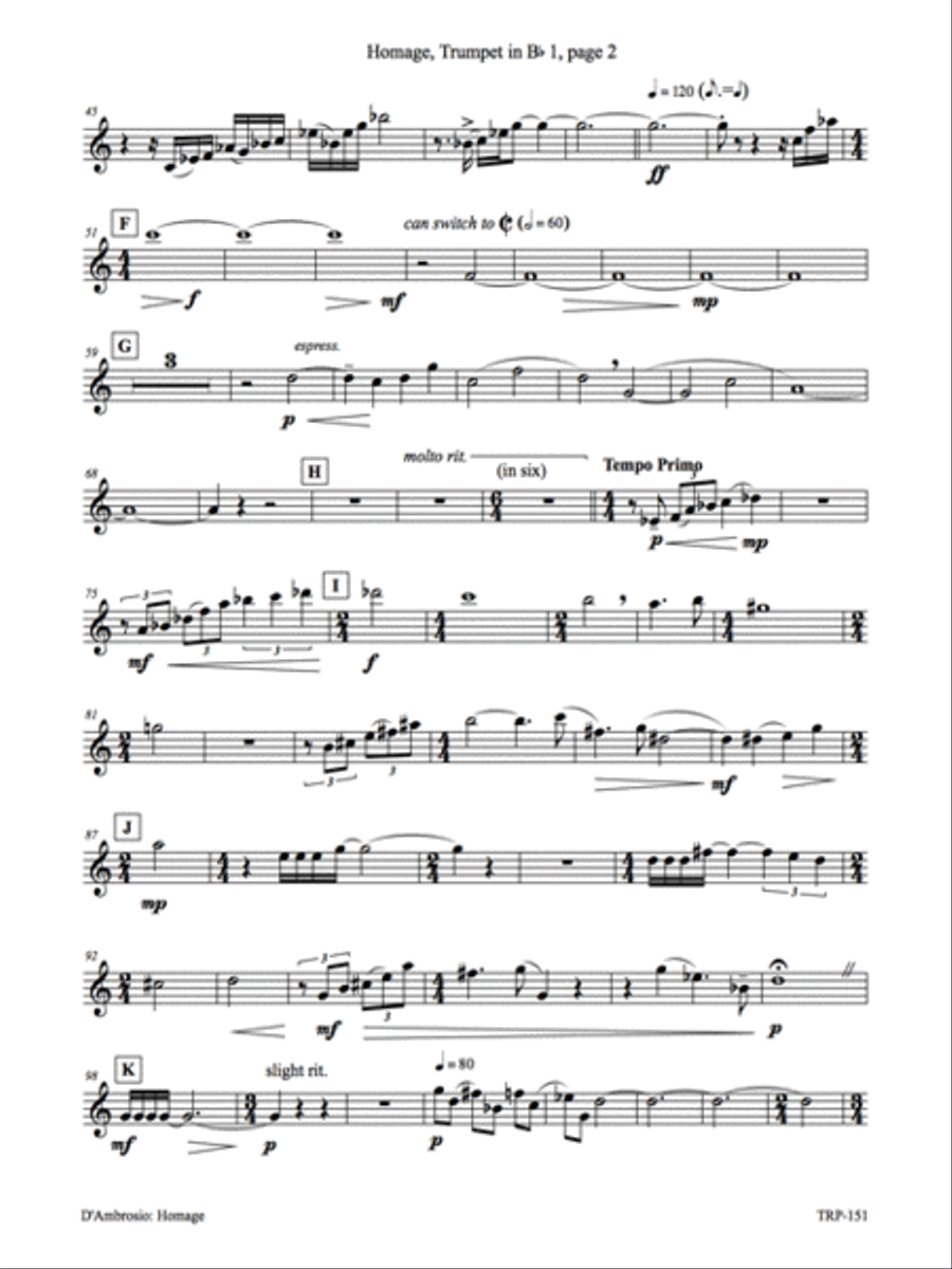 Homage Homage Small Ensemble scores gallery preview page 6