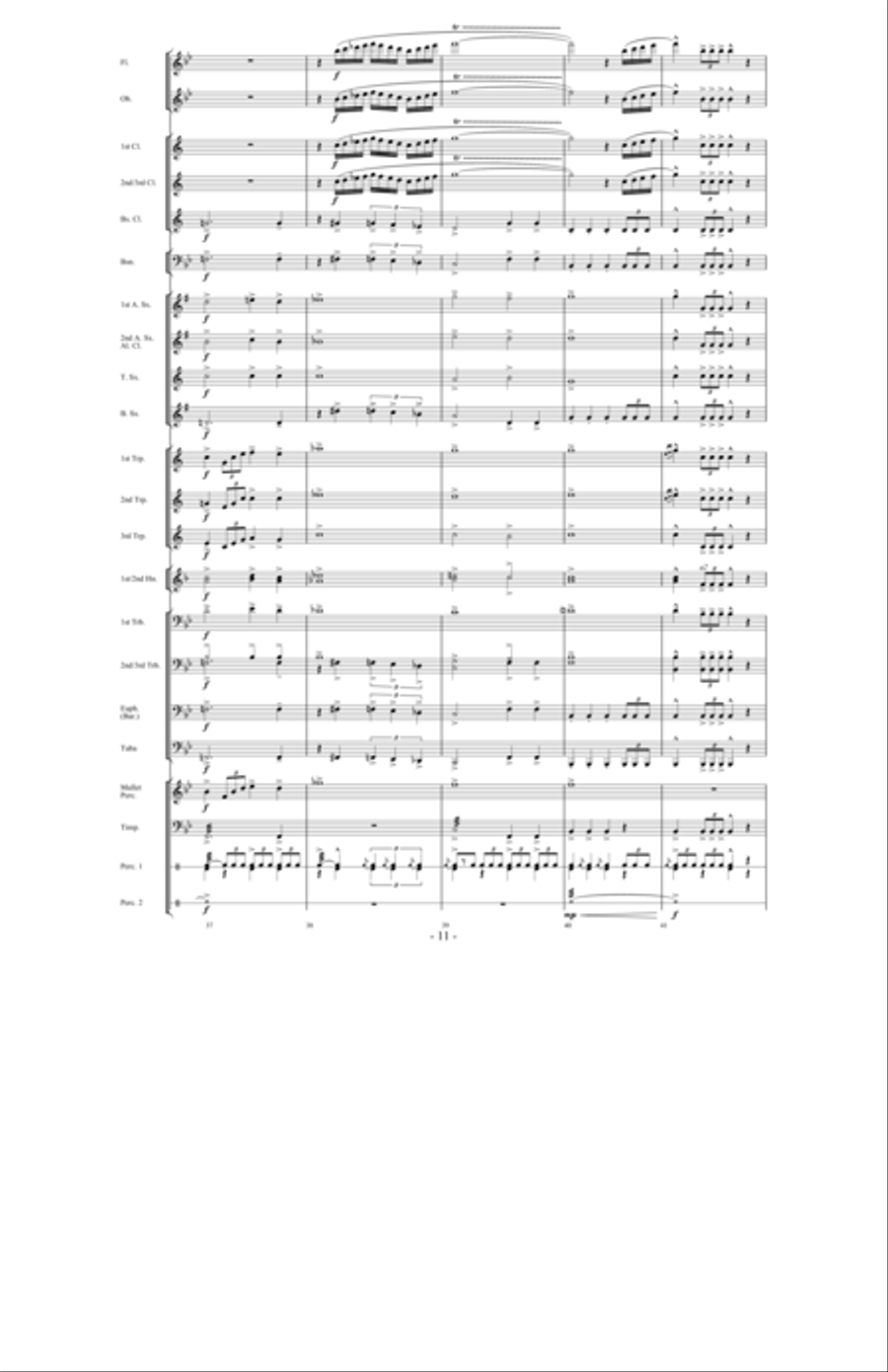 Return of the Crusaders Concert Band scores gallery preview page 10
