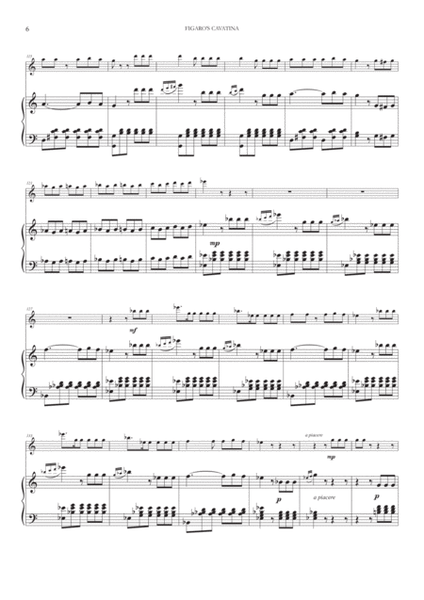 Figaro's Cavatina "Largo Al Factotum" for Violin and Piano image number null