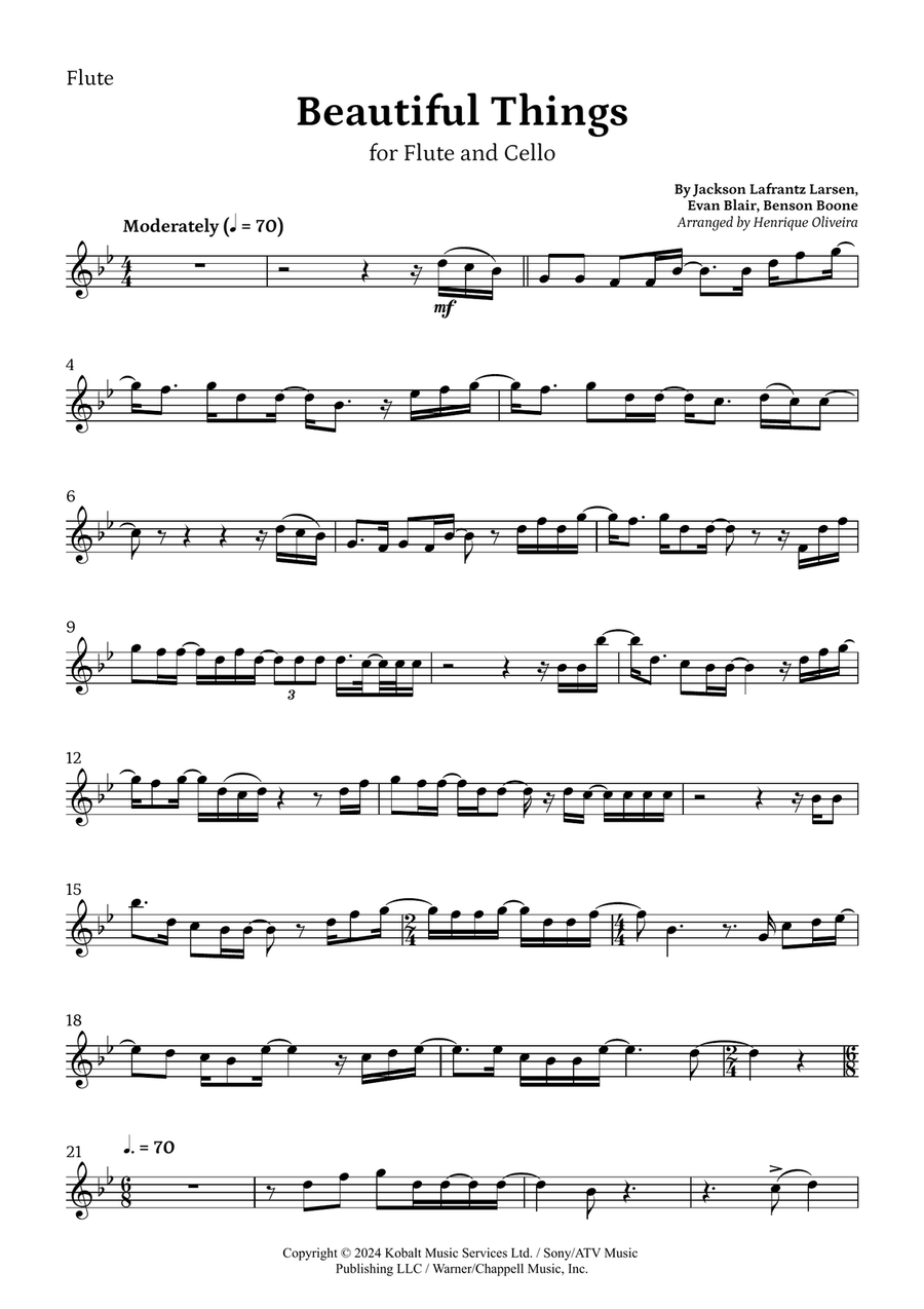 Beautiful Things Chamber Music scores gallery preview page 6