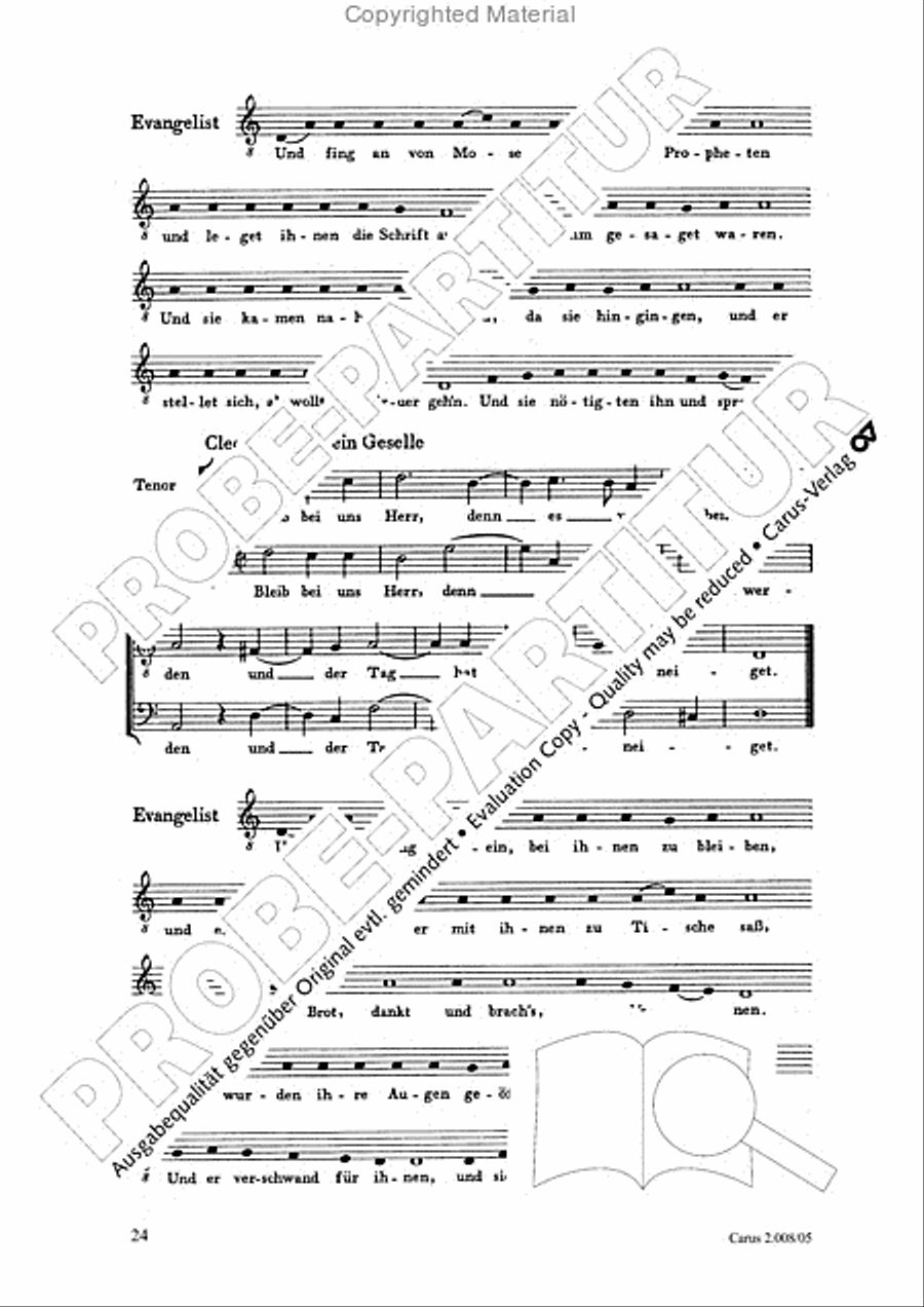 Auferstehungs-Historie SSAATB scores gallery preview page 25