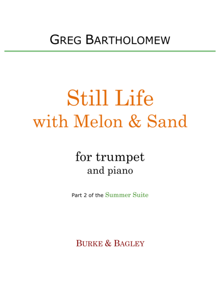 Still Life with Melon & Sand (trumpet & piano) image number null