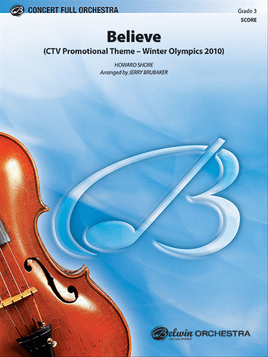 Book cover for Believe (Winter Olympics 2010)