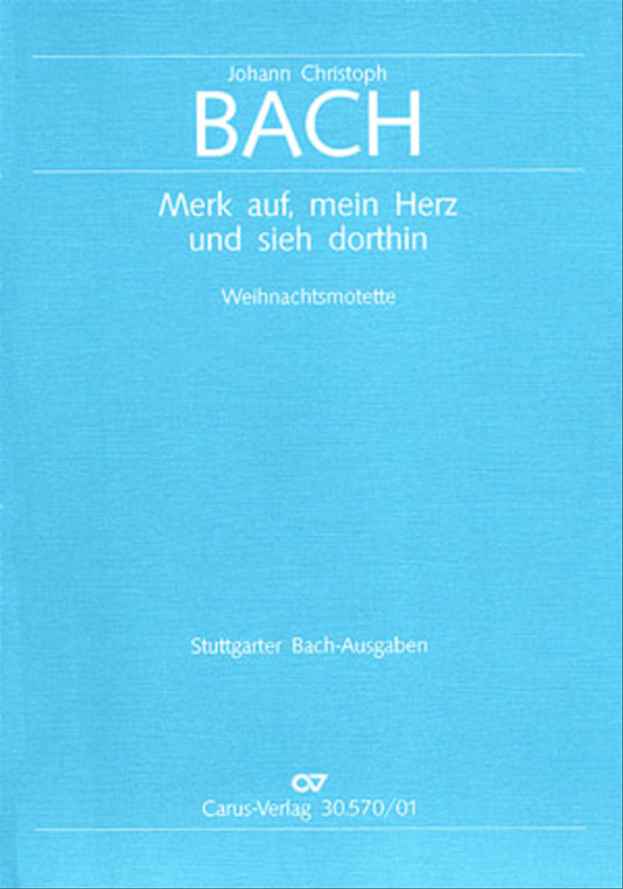 Merk auf, mein Herz 4-Part scores gallery preview page 1