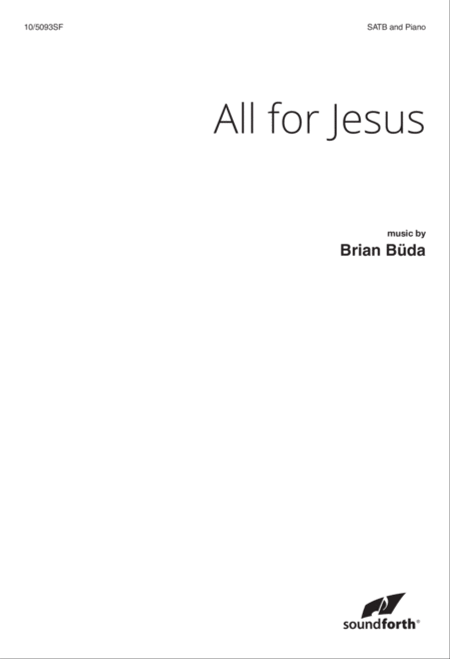 All for Jesus All for Jesus 4-Part scores gallery preview page 1