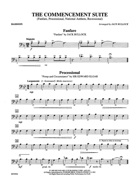 Commencement Suite: Bassoon