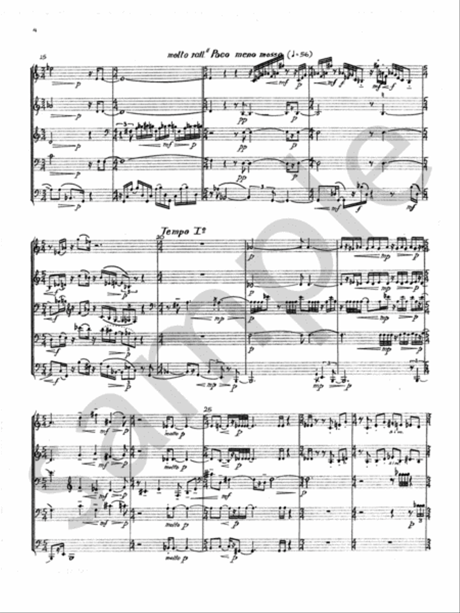Quintet-Brass Quintet Quintet-Brass Quintet Brass Quintet scores gallery preview page 6