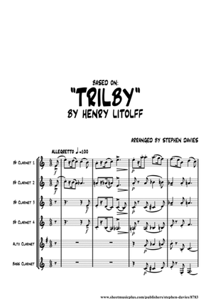 Book cover for 'Trilby' by Henry Litolff for Clarinet Sextet