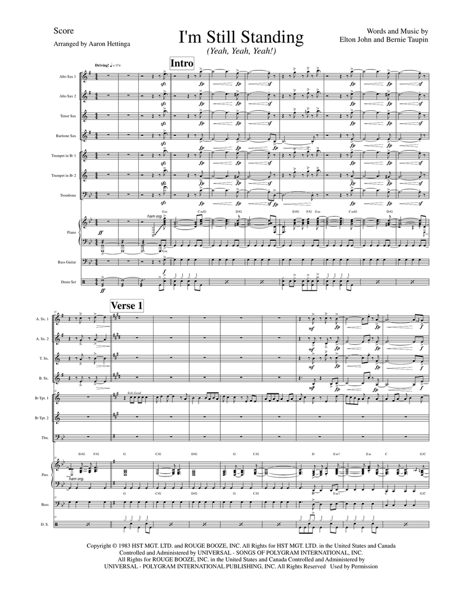 I'm Still Standing Small Ensemble scores gallery preview page 3