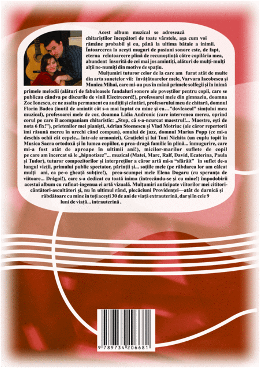 Guitar album - volume 1 (35 pieces for guitar solo), edition II - 2012 (Romanian language edition) Classical Guitar scores gallery preview page 2