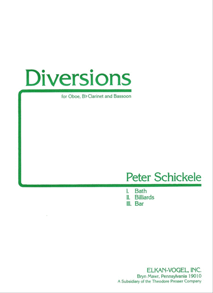 Diversions Chamber Music scores gallery preview page 1