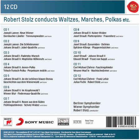 Robert Stolz Conducts Waltzes, Marches & Polkas (Sony Classical Masters)