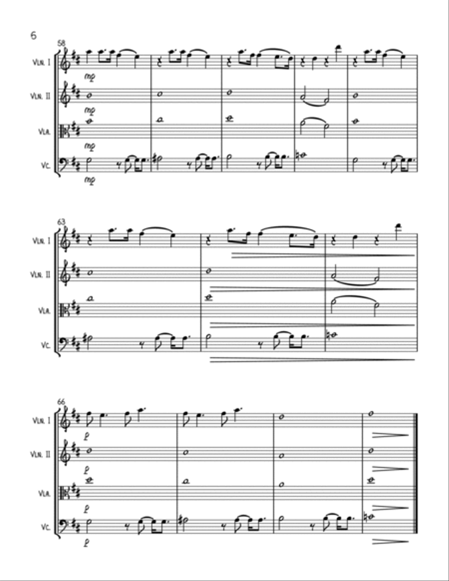 Thank U, Next String Trio scores gallery preview page 6
