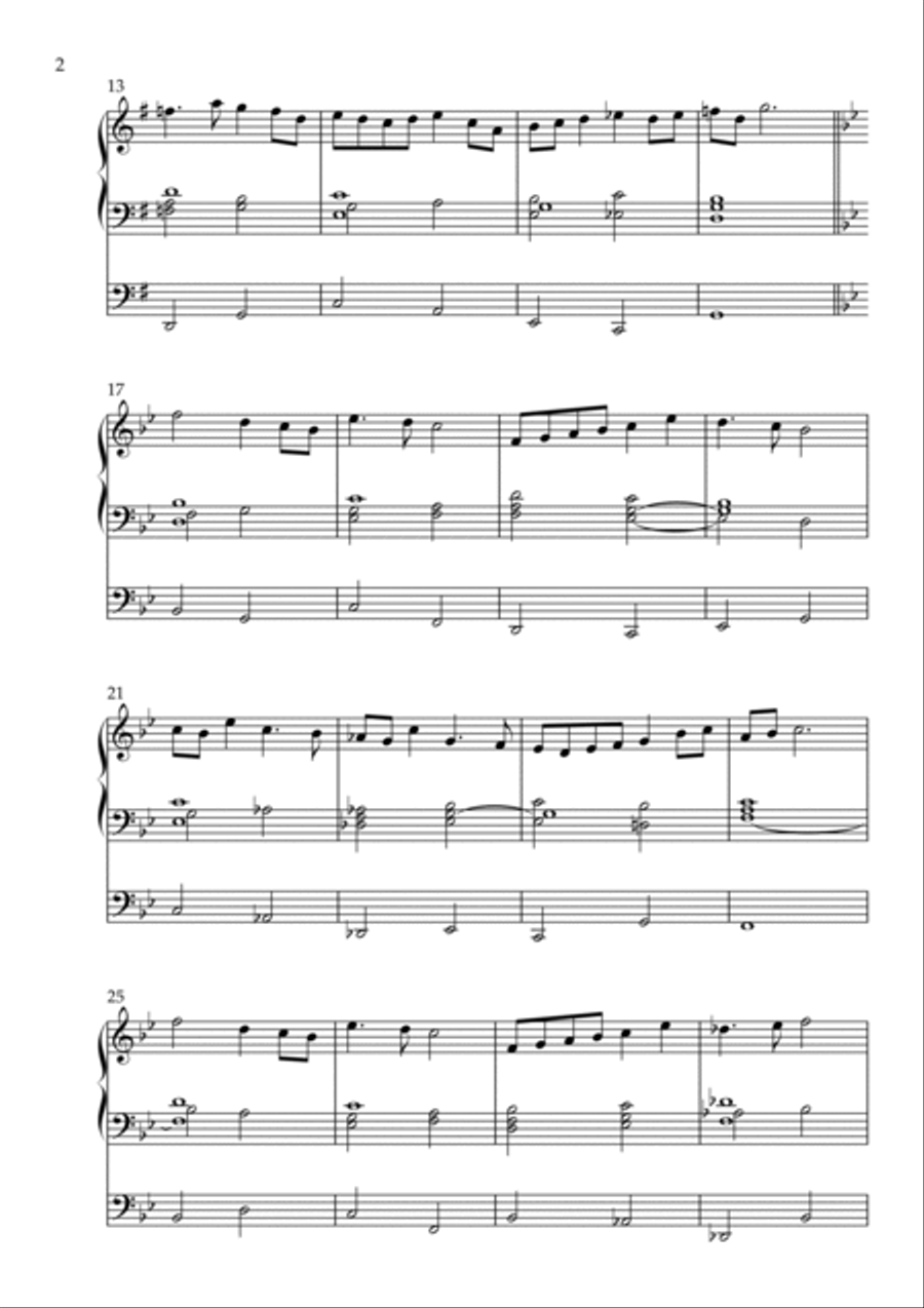 St John's Communion, Op. 135 (Organ Solo) by Vidas Pinkevicius (2022) Organ Solo scores gallery preview page 2