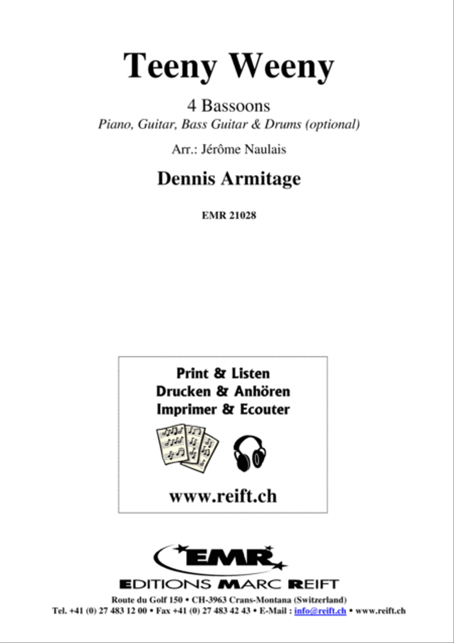 Teeny Weeny Bassoon Quartet scores gallery preview page 2