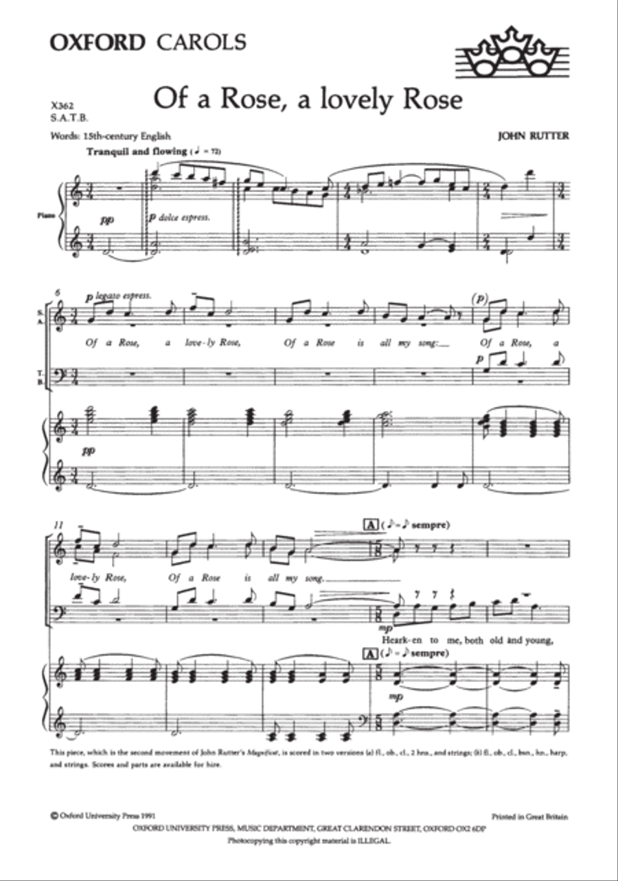 Of a Rose, a lovely Rose Of a Rose, a lovely Rose Divisi scores gallery preview page 2