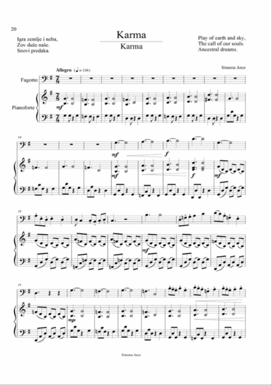 Karma Bassoon scores gallery preview page 2