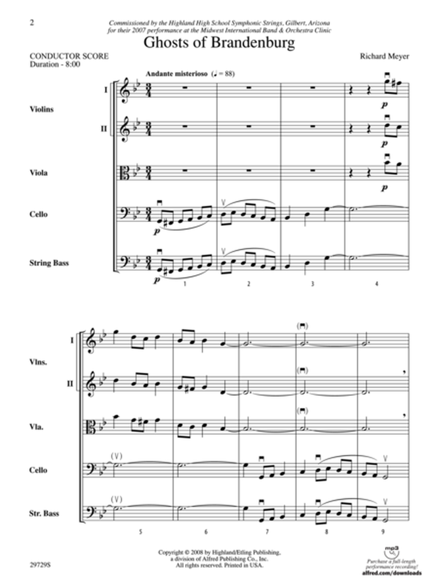 Ghosts of Brandenburg (score only) image number null