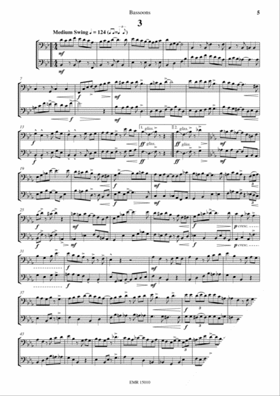 12 Duets Bassoon scores gallery preview page 5
