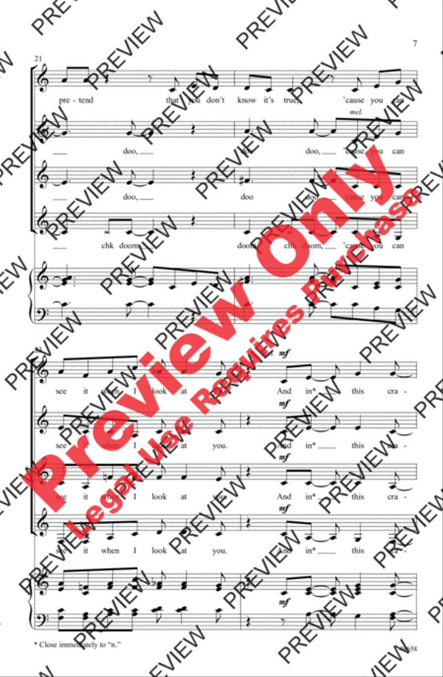 Everything Everything A Cappella scores gallery preview page 7