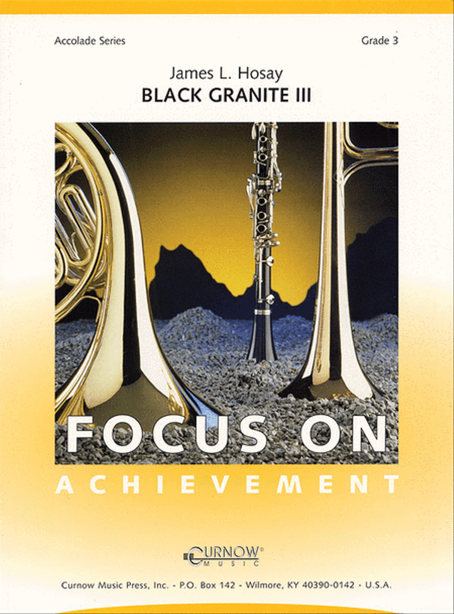 Black Granite III Concert Band scores gallery preview page 1
